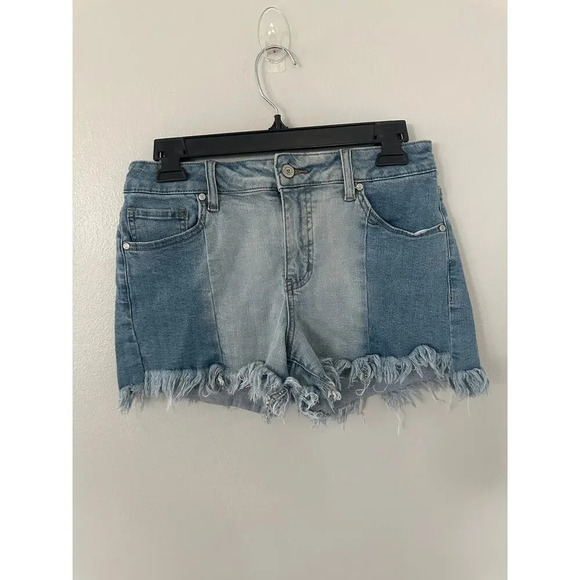 Altard State Two Tone High Rise Cut Off Shorts sz 28 - Picture 1 of 2